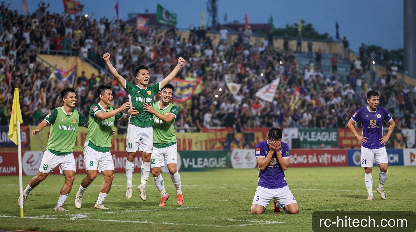 V-League 2026/27: Ninh Bình bay cao, Hà Nội FC rơi vào khủng hoảng sau 2 vòng đấu